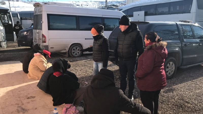 BAŞKAN AŞKIN TÖREN DEPREM BÖLGESİNDE