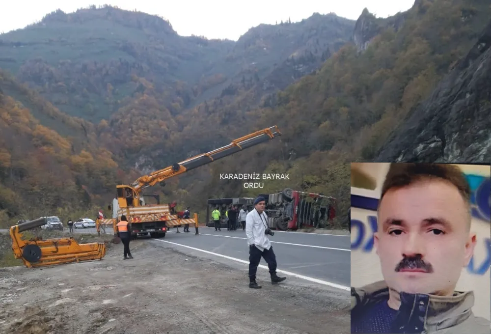 Ordu’da trafik kazası:1 ölü