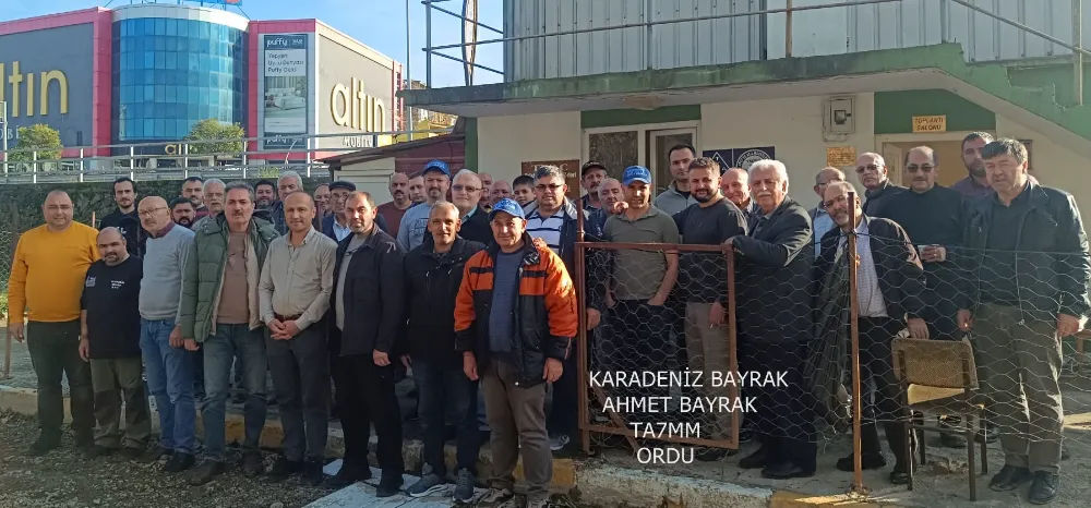 Amatör Telsizciler Giresun’da düzenlenen etkinlikte buluştular 