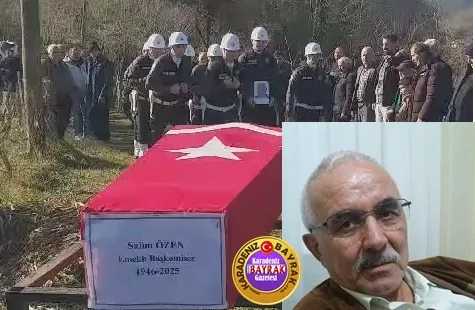     Başkomiser Salim Özen son yolculuğuna uğurlandı