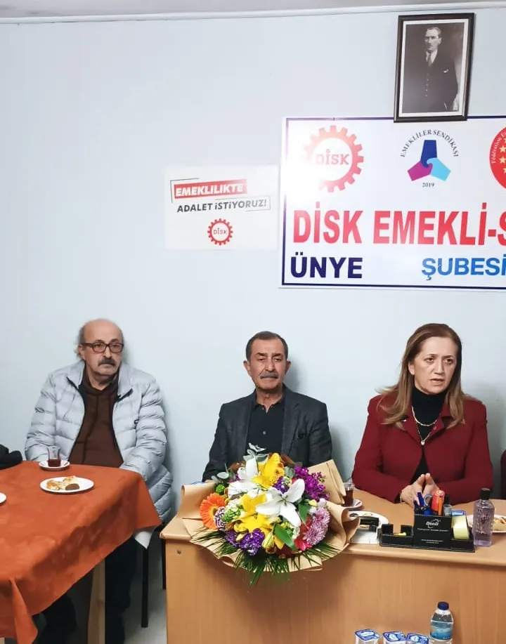 DİSK Genel Başkanı Arzu Çerkezoğlu Ünye