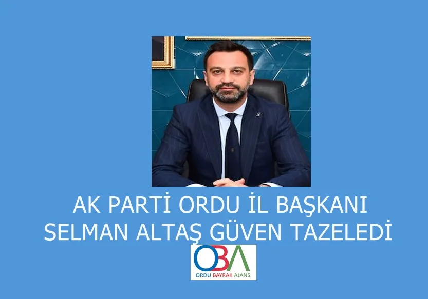 Selman Altaş Güven Tazeledi