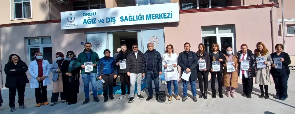Kamu Diş Hekimlerinden Geniş Katılımlı İş Bırakma Eylemi