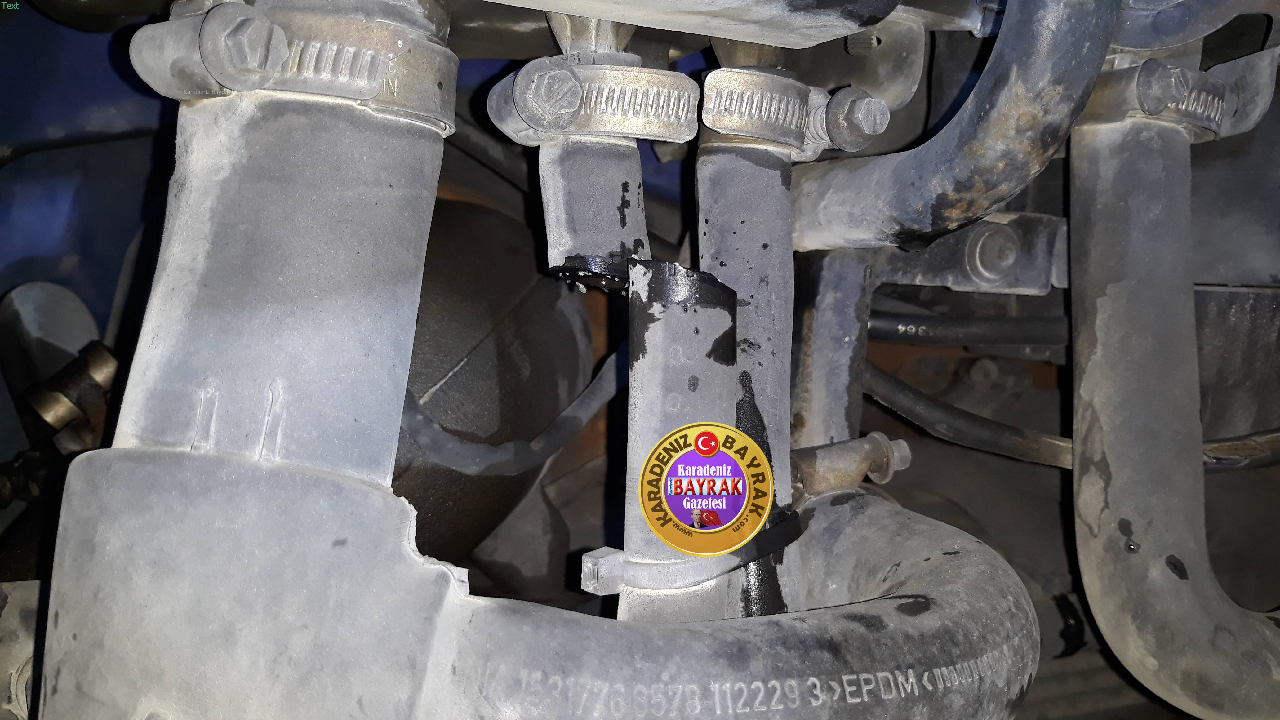 Ordu'da Tır'ın Lastikleri Kesildi