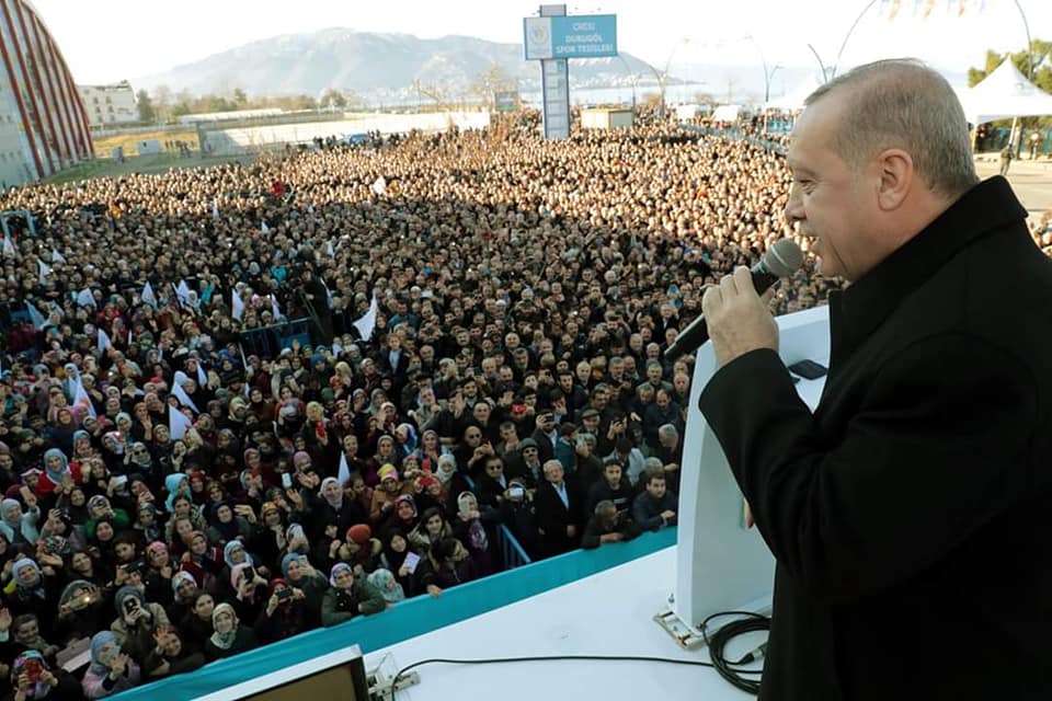 CUMHURBAŞKANI ERDOĞAN ORDU'DA