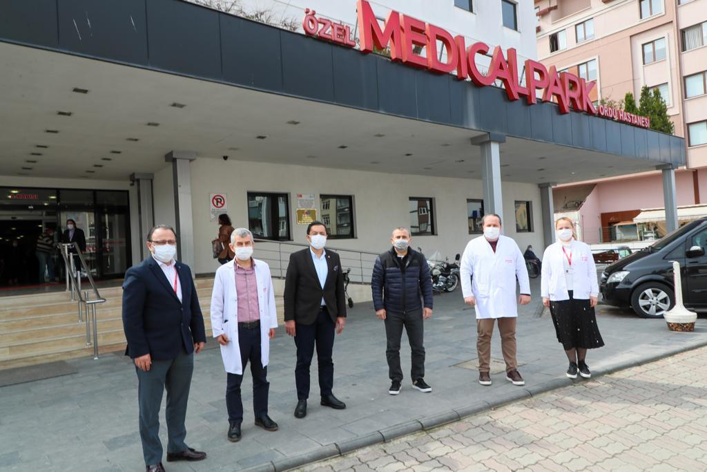 Vali Sonel, Özel Sağlık Kurumlarını Ziyaret Etti 