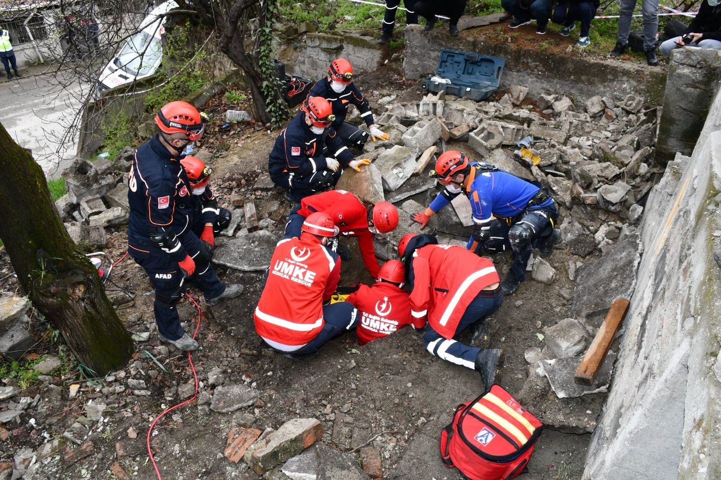 Karabük’te Gerçeğini Aratmayan Deprem Tatbikatı