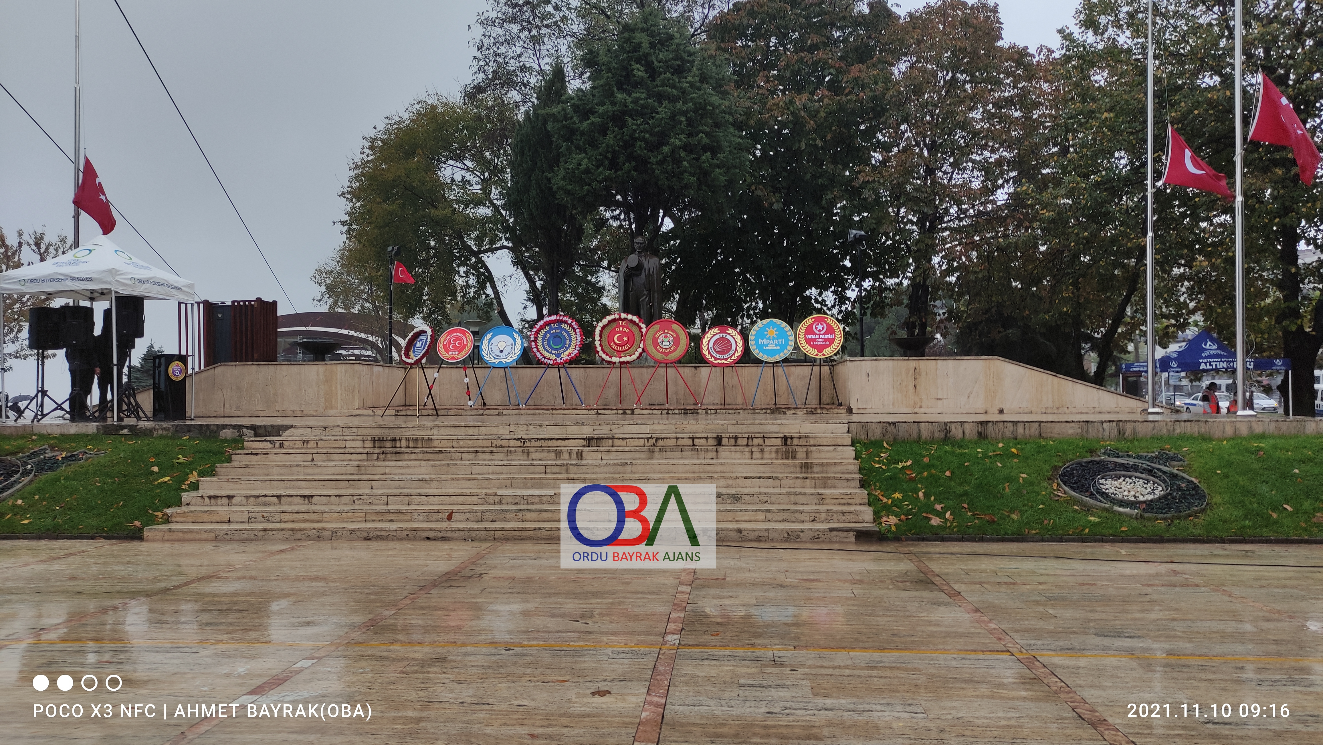 Büyük Önder Atatürk, Vefatının 83. Yıldönümünde Törenlerle Anıldı