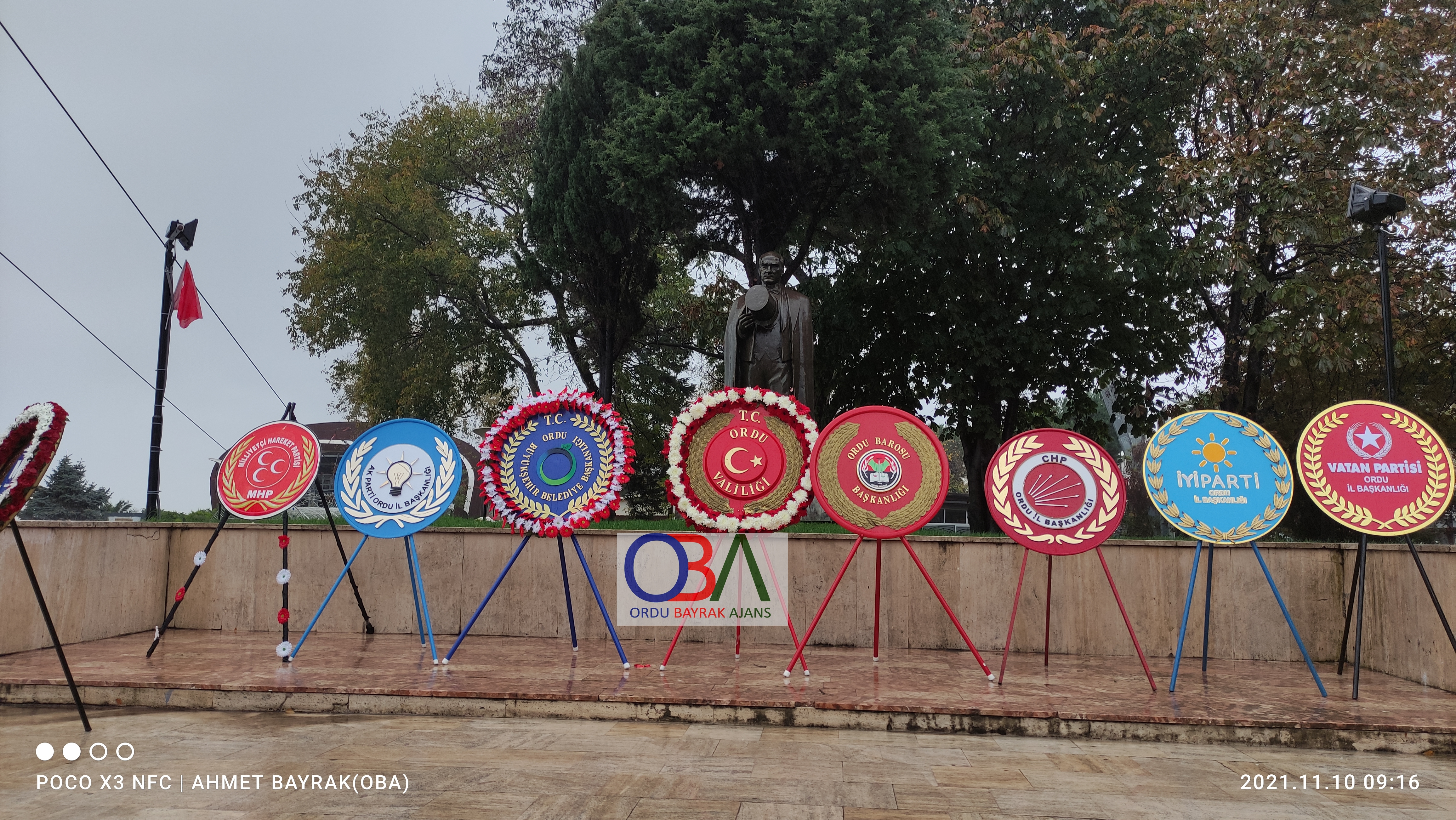 Büyük Önder Atatürk, Vefatının 83. Yıldönümünde Törenlerle Anıldı