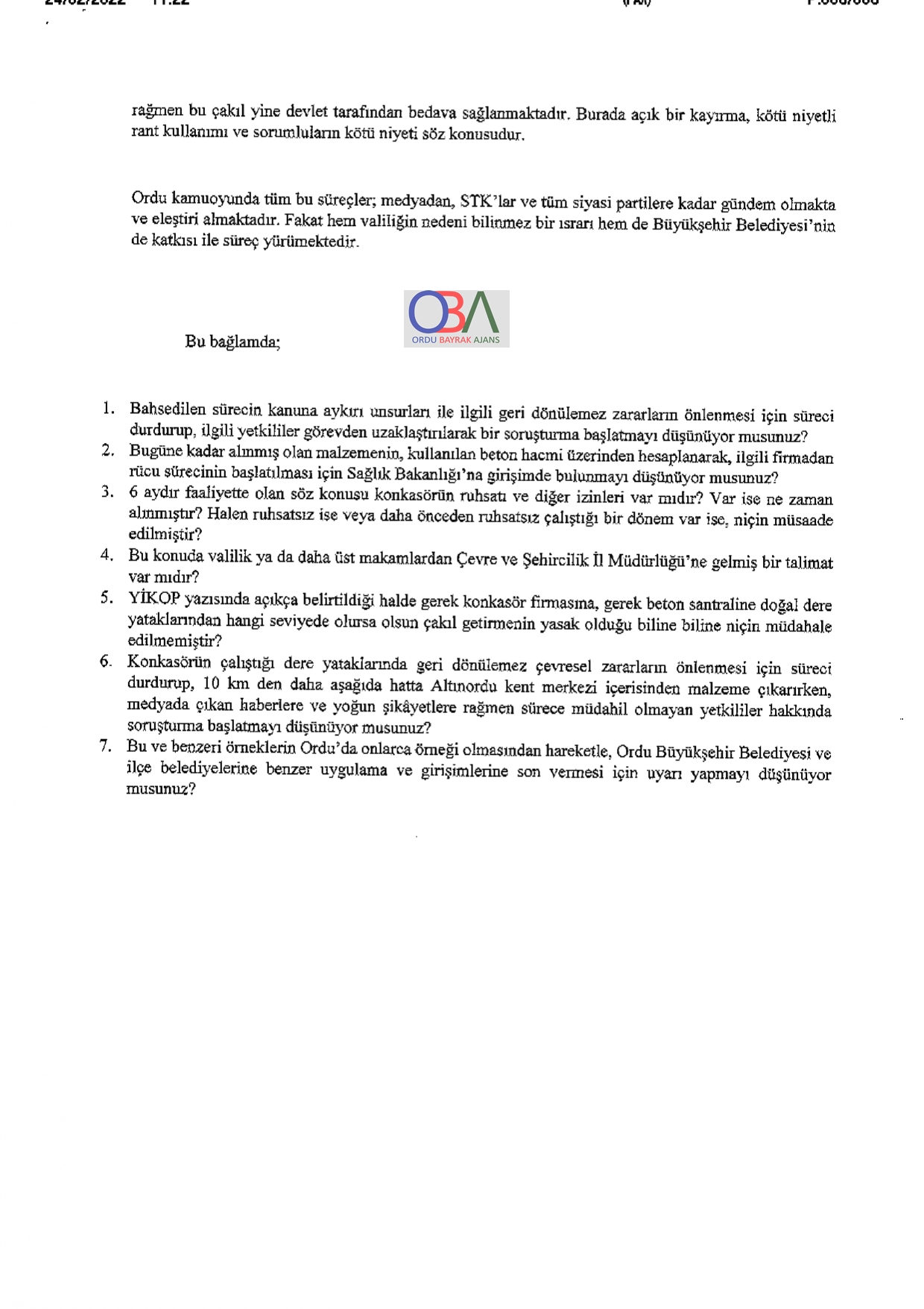 ADIGÜZEL'DEN 1 GÜNDE 9 ÖNERGE